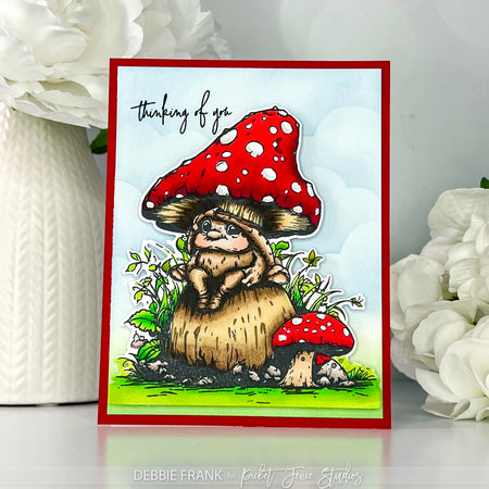 Friendly Fred the Gnome Stamp and Coordinating Die Set