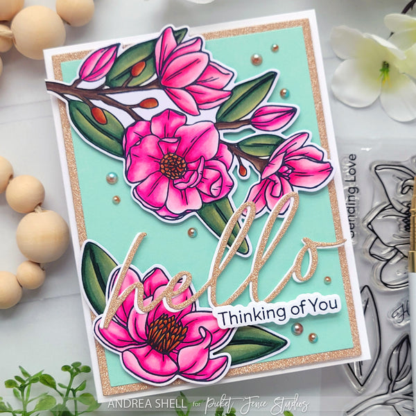 Graceful Magnolias Coordinating Die Set (Kelly Taylor)