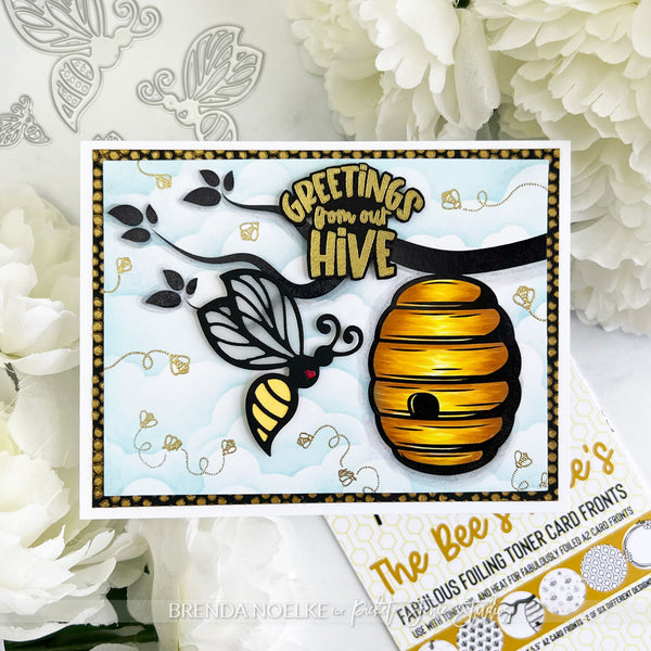 Happy Bumble Bee Family Die Set