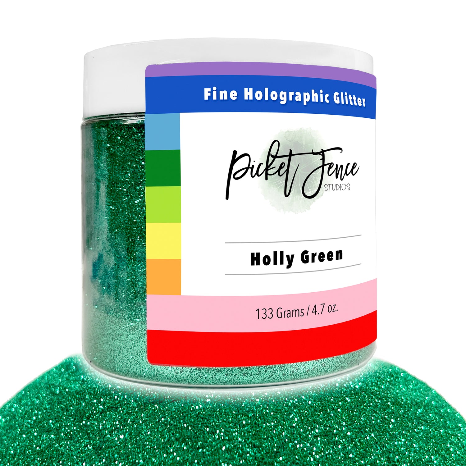 Holly Green Glitter