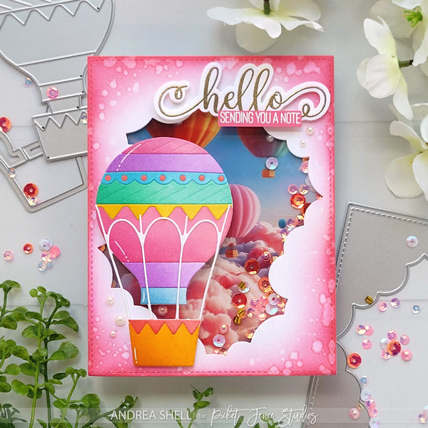 Fabulously Glossy A2 Card Fronts - Adventures in Hot Air Ballooning