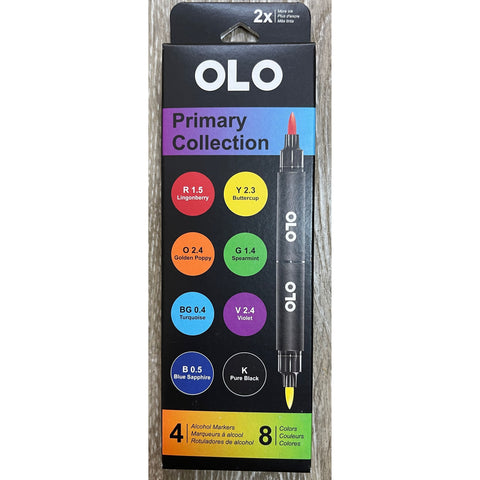 Primary OLO Mini Bundle - 4 Markers with 8 Colors