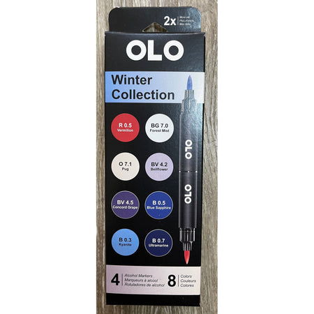 Winter OLO Mini Bundle - 4 Markers with 8 Colors