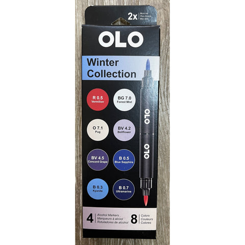 Winter OLO Mini Bundle - 4 Markers with 8 Colors