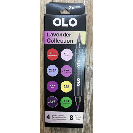 Lavender OLO Mini Bundle - 4 Markers with 8 Colors