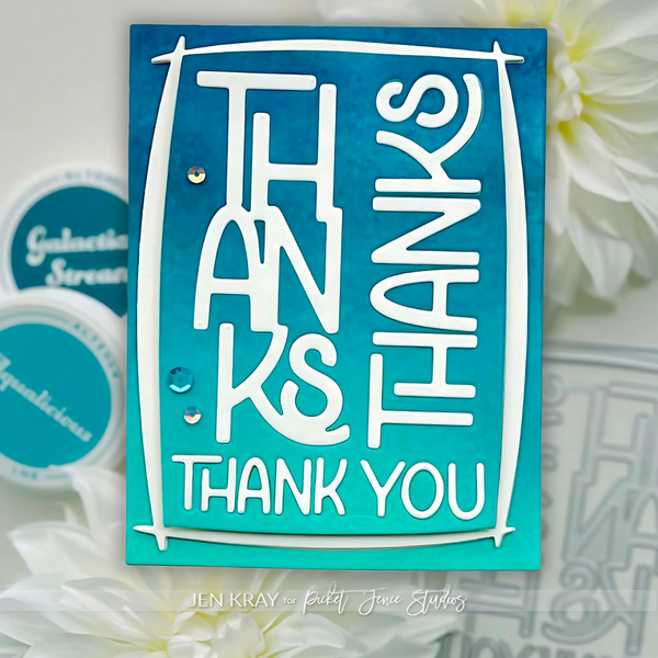 A2 Lots of Thanks Cover Plate Die