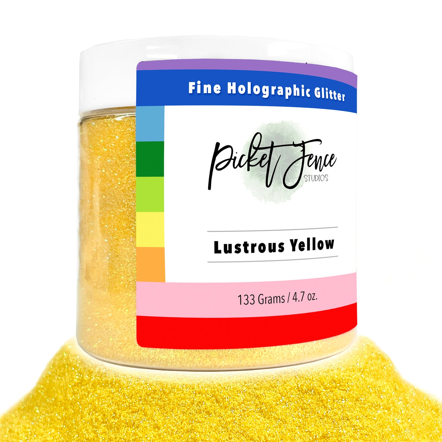 Lustrous Yellow Glitter