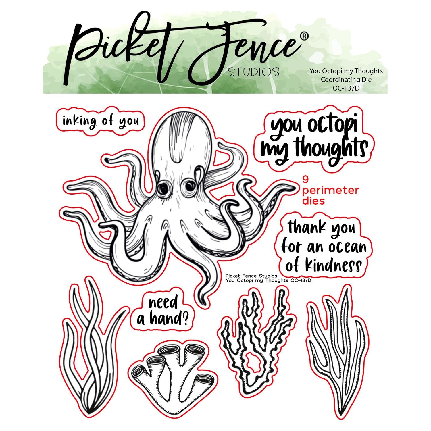 You Octopi my Thoughts with Coordinating Die Set