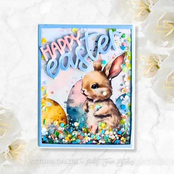 Fabulously Glossy A2 Card Fronts - Oh, So Cute Bunnies