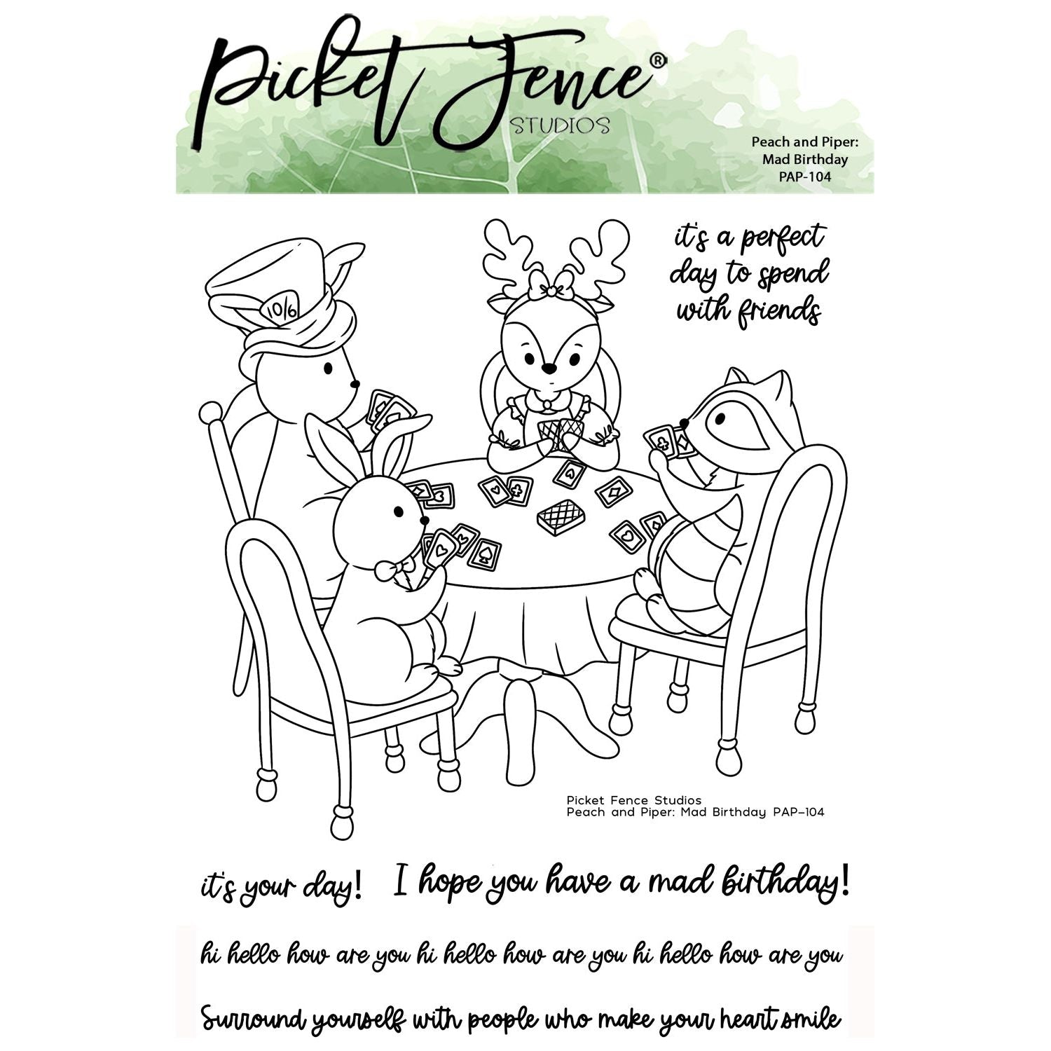 Peach and Piper: Mad Birthday with Coordinating Die Set