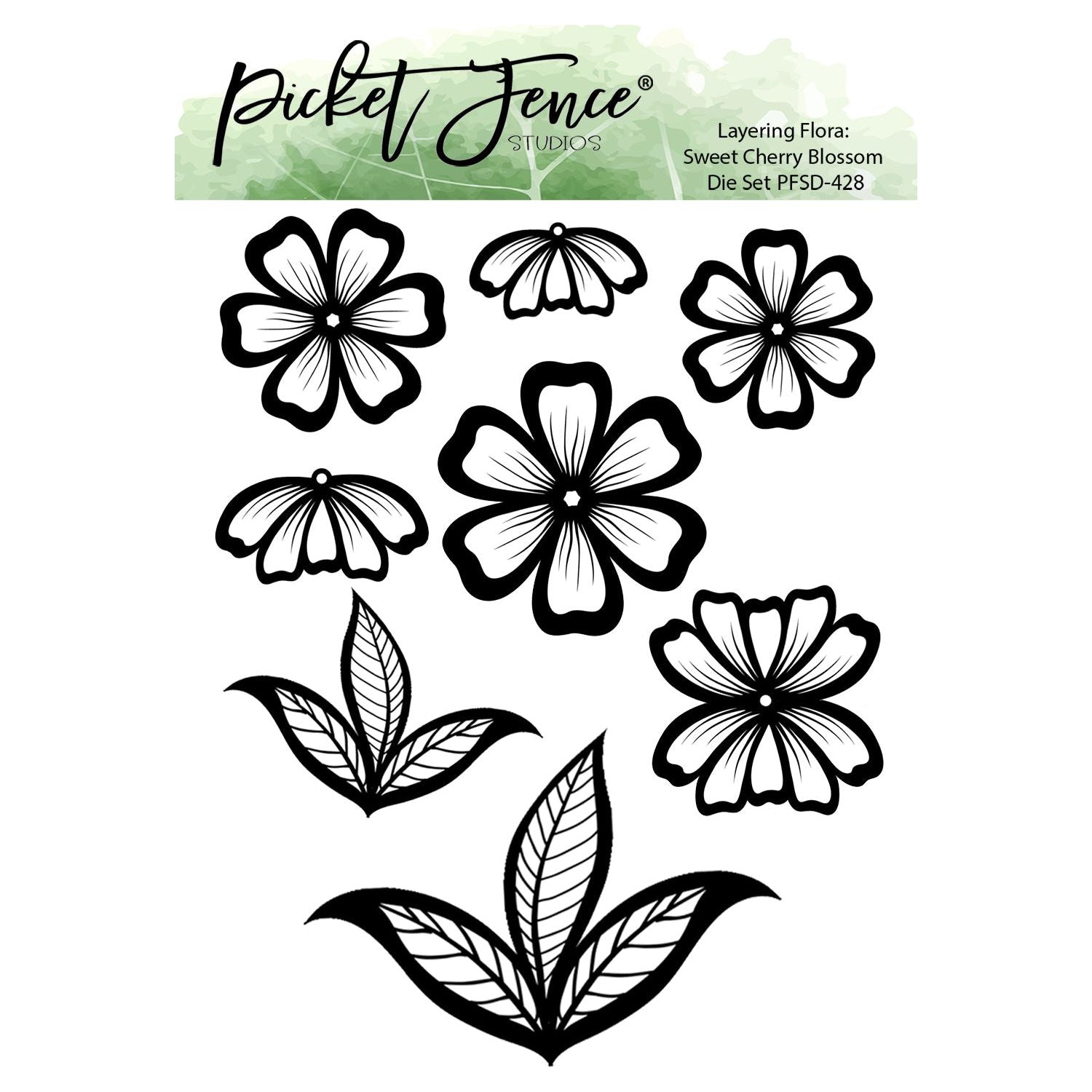 Layering Flora: Sweet Cherry Blossom Die Set