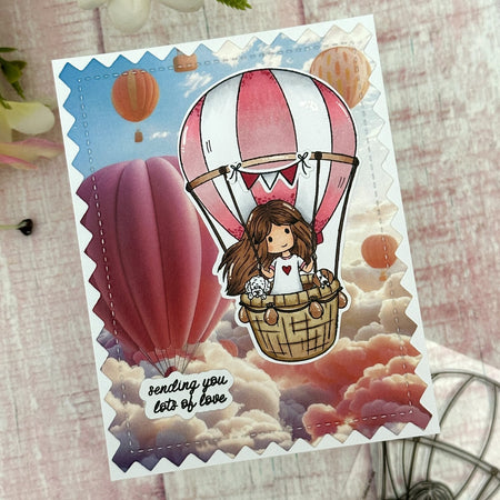 Fabulously Glossy A2 Card Fronts - Adventures in Hot Air Ballooning