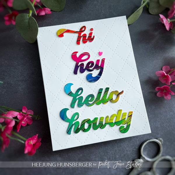 Fabulous Foiling Toner Card Stock - Hues of a Rainbow