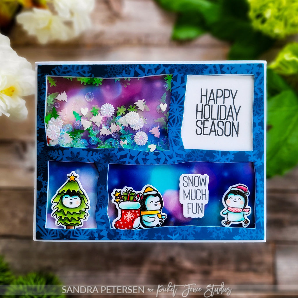 Snowman Village Stamp Set With FREE Coordinating Dies Picket Fence snowman-village-stamp-set-with-free-coordinating-dies-picket-fence