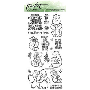 The Best Hugs Ever Stamp Set with FREE Coordinating Die