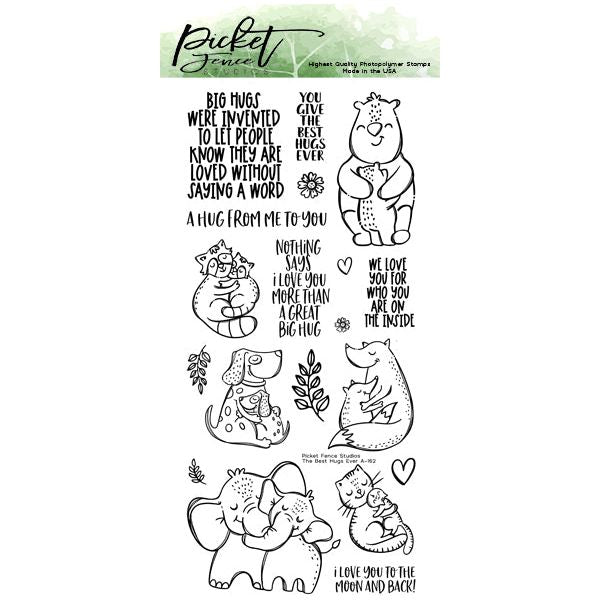 The Best Hugs Ever Stamp Set with FREE Coordinating Die