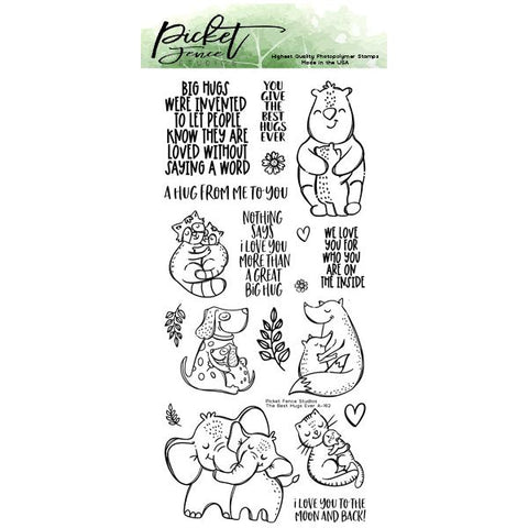 The Best Hugs Ever Stamp Set with FREE Coordinating Die