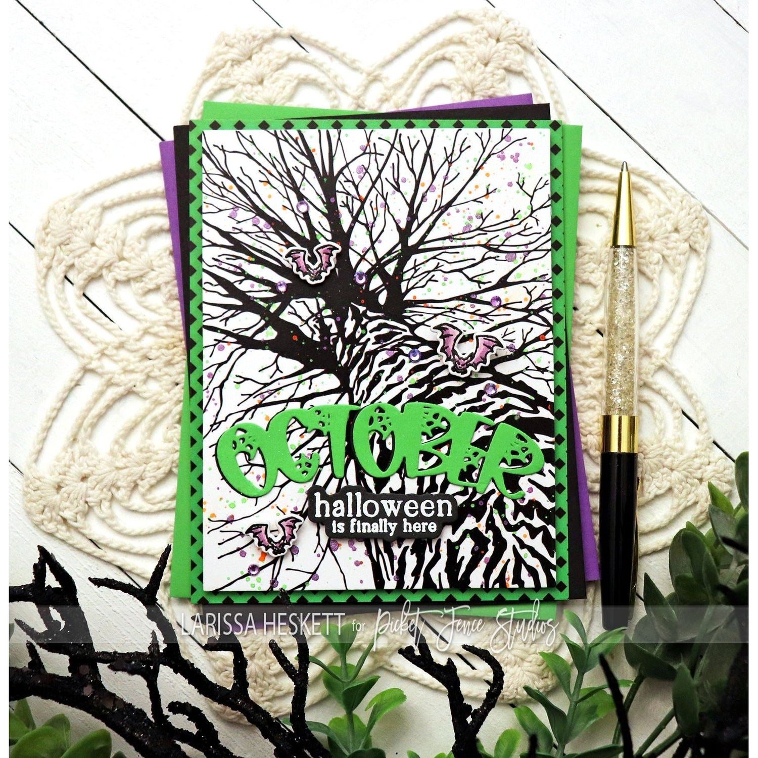 Fabulous Foiling Toner A2 Card Fronts - A Tree's Perspective