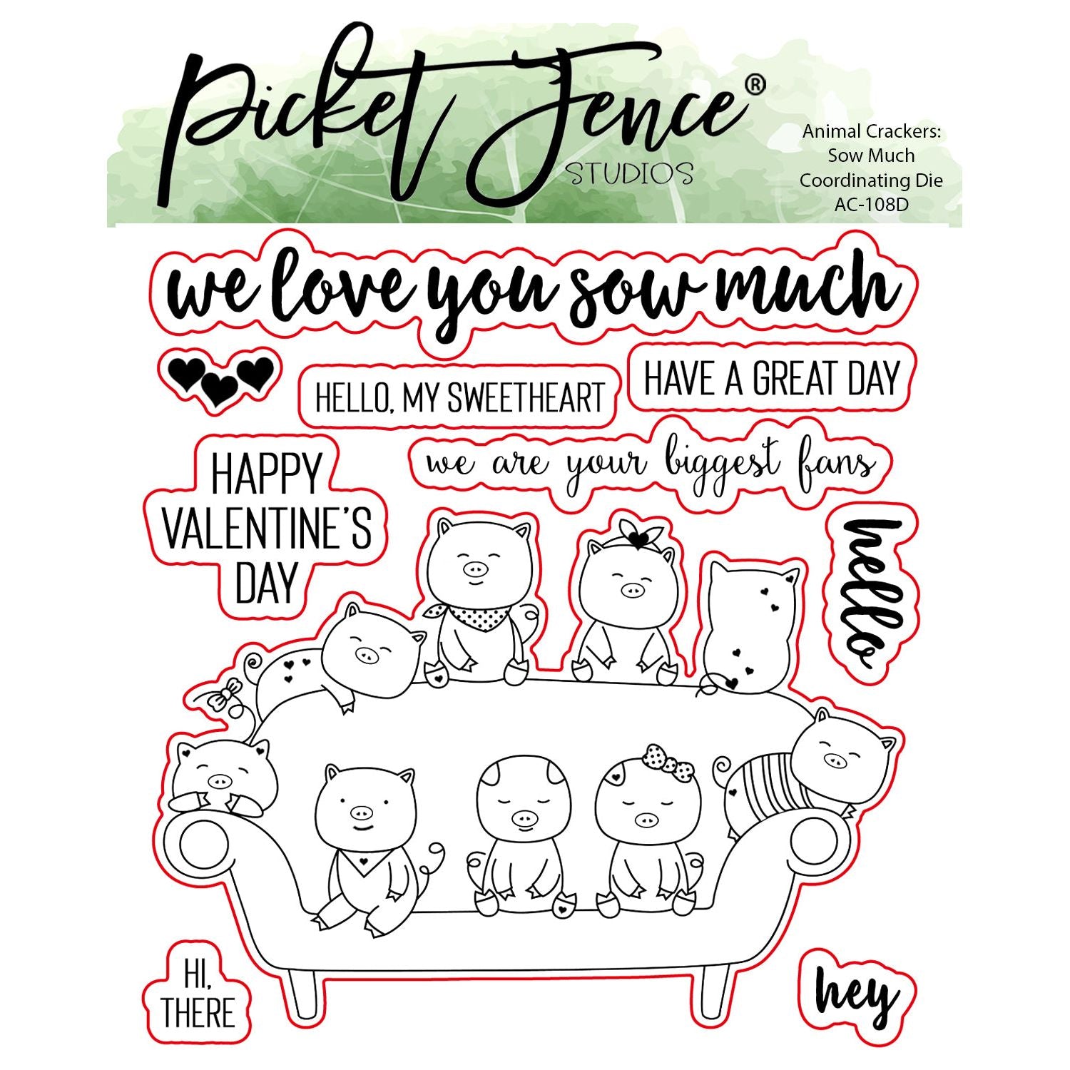 Animal Crackers: Sow Much with Coordinating Die Set