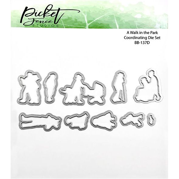 A Walk in the Park Stamp Set with Coordinating Die Set