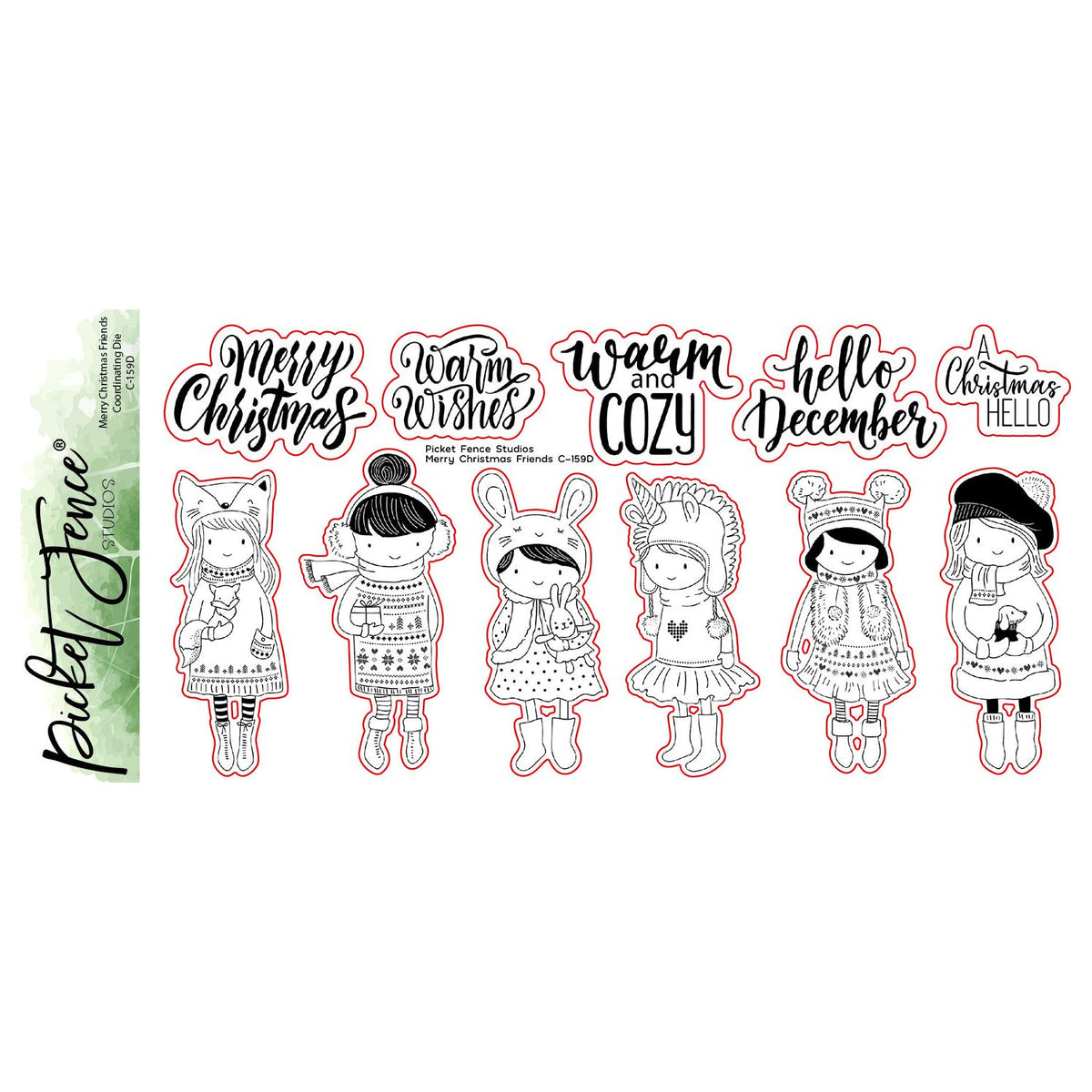 Perfect Card Making Kit: Merry Christmas Friends