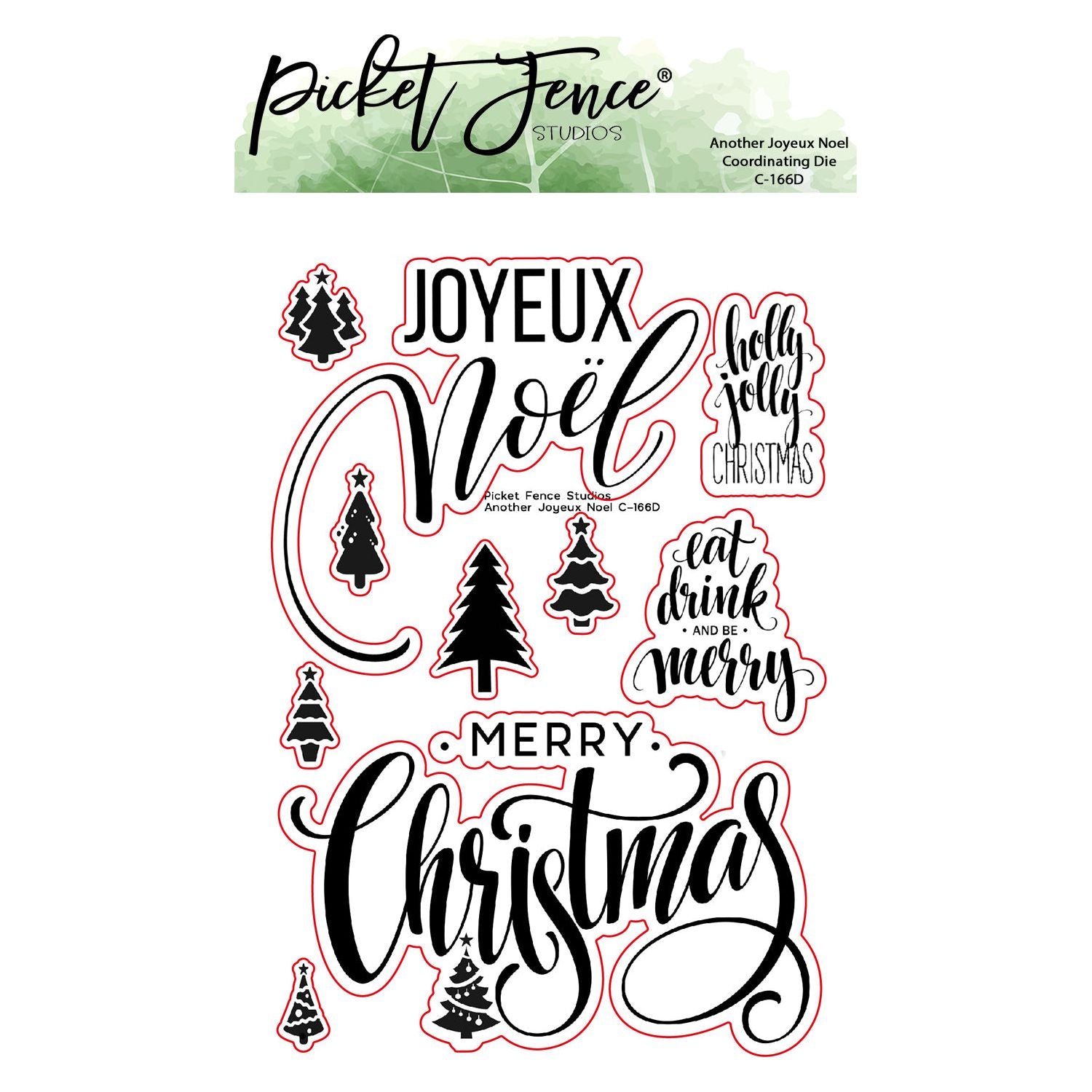 Another Joyeux Noel Coordinating Die Set