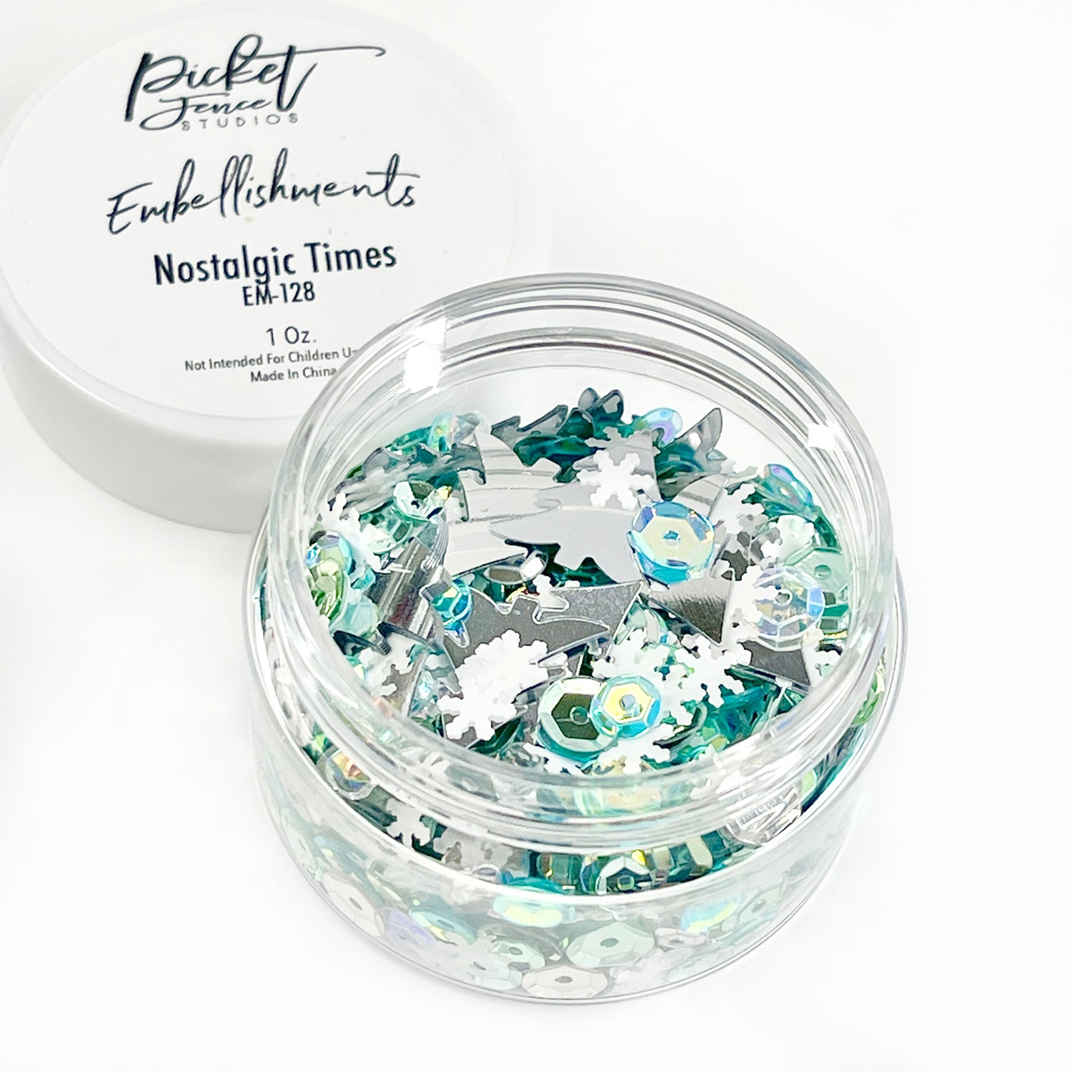 4 oz Embellishment Jars - Nostalgic Times