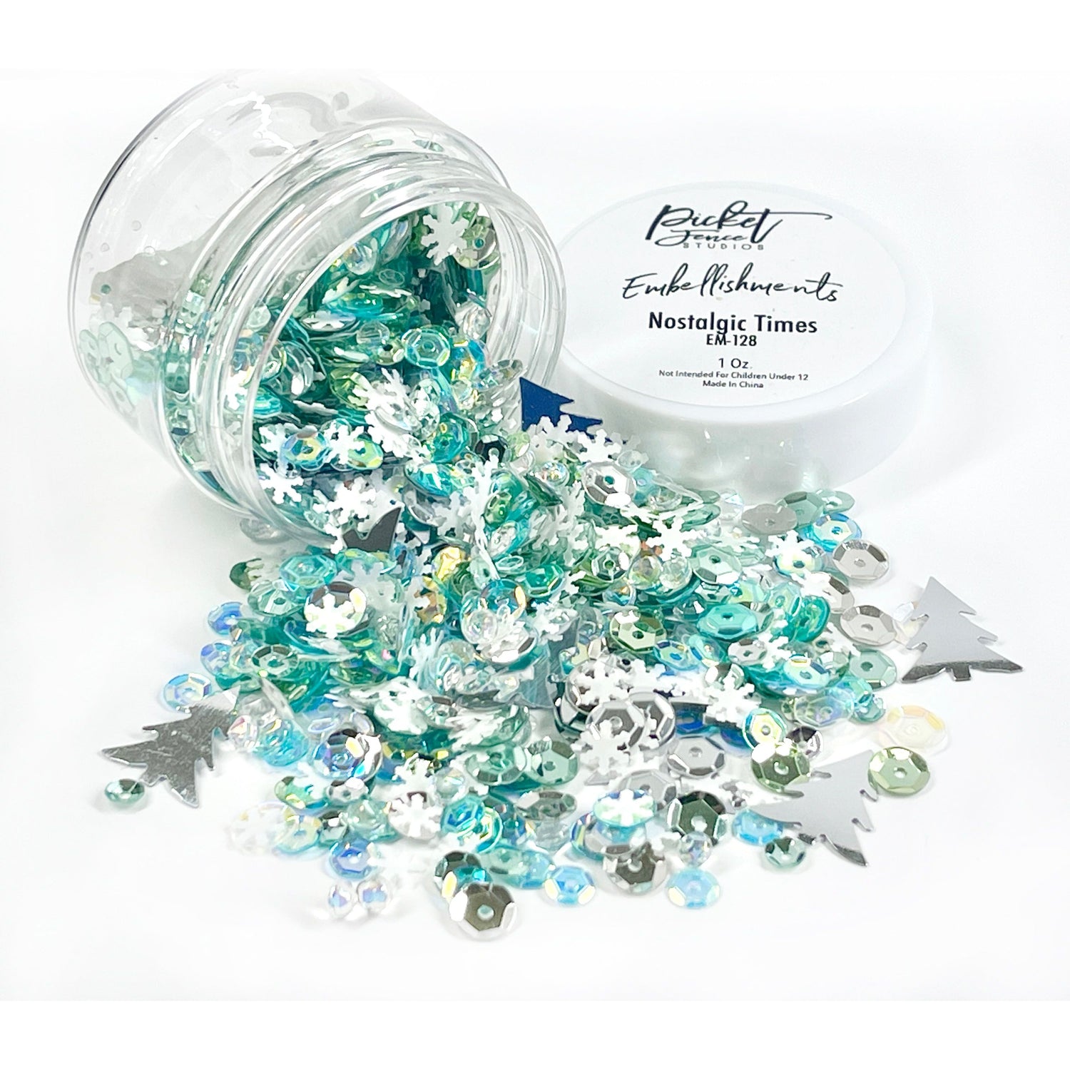 4 oz Embellishment Jars - Nostalgic Times
