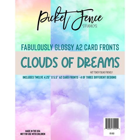 Fabulously Glossy A2 Card Fronts - Clouds of Dreams