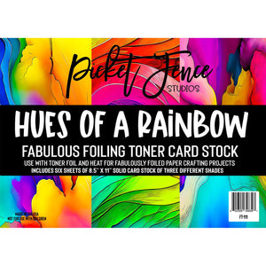 Fabulous Foiling Toner Card Stock - Hues of a Rainbow