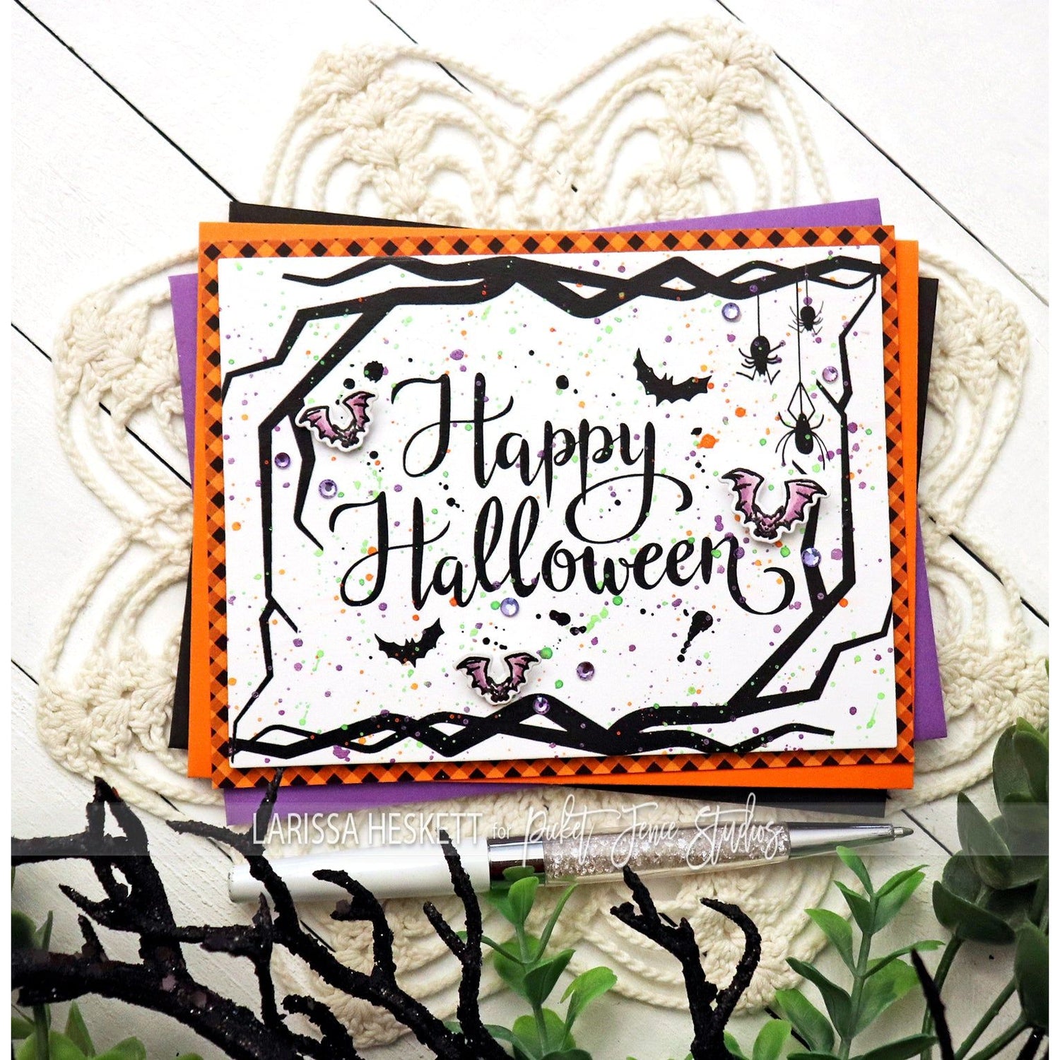 Fabulous Foiling Toner A2 Card Fronts - Festive Halloween