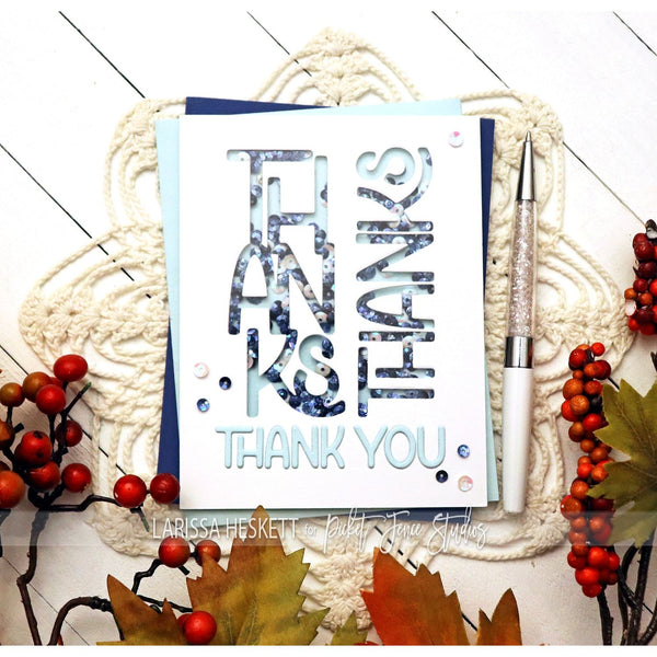 A2 Lots of Thanks Cover Plate Die