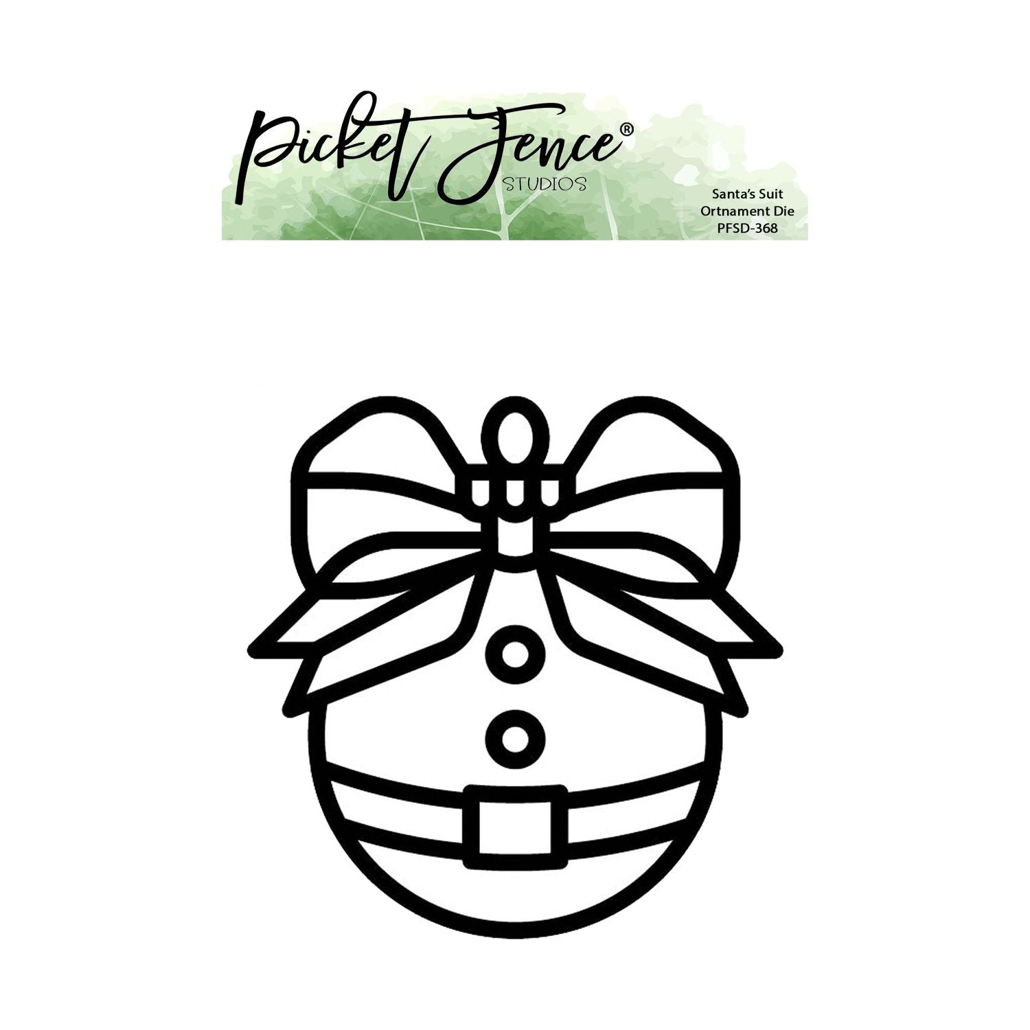 Santa's Suit Ornament Die