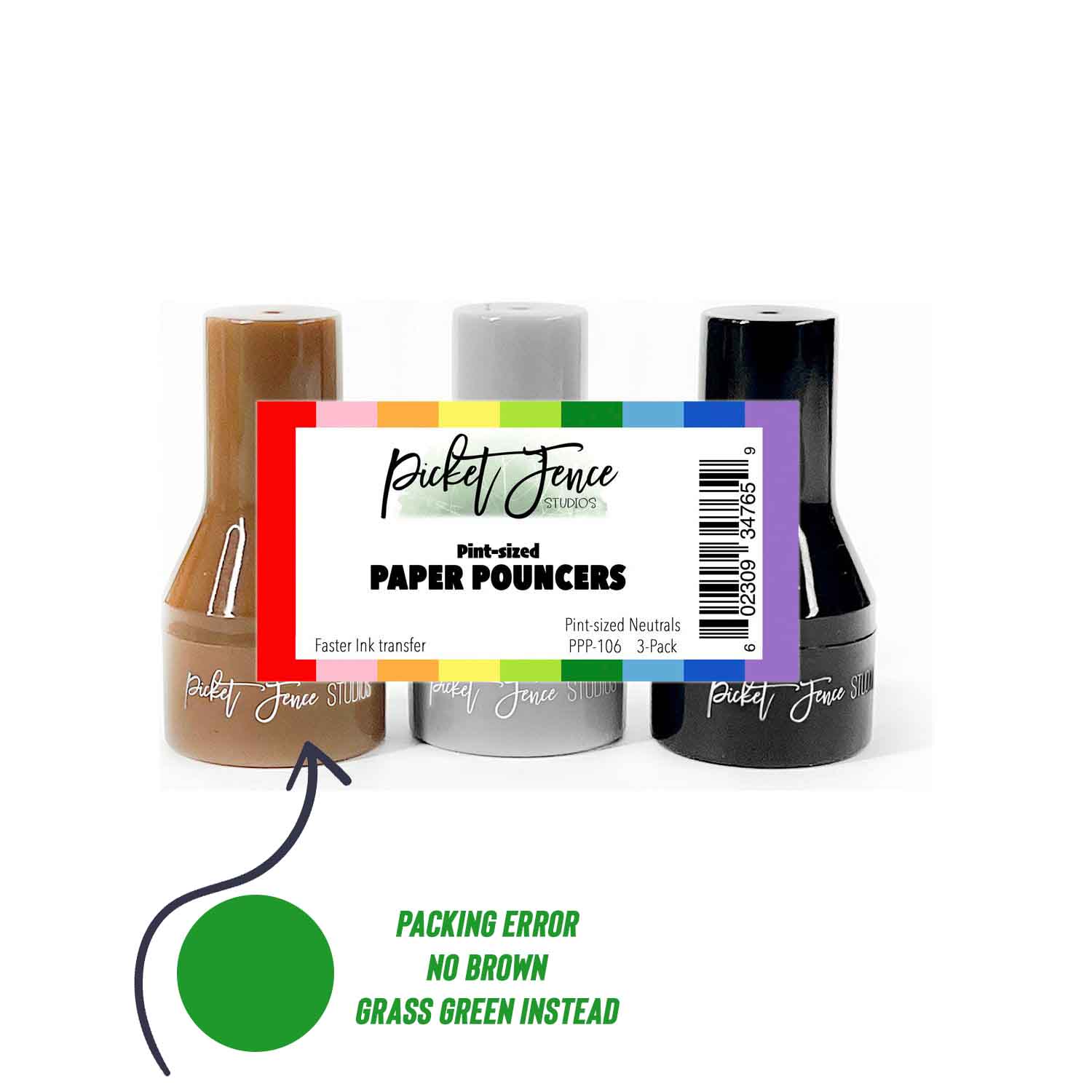 Pint-sized Paper Pouncers - Incorrect Neutrals