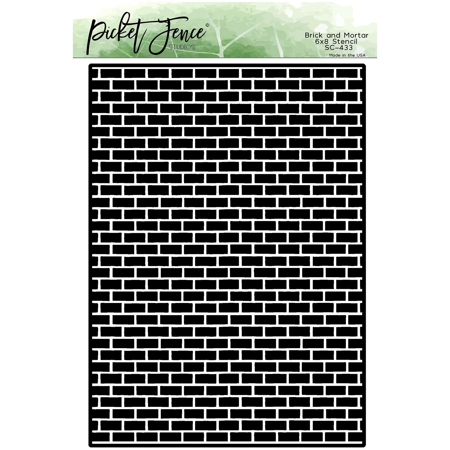 Brick and Mortar 6x8 Stencil