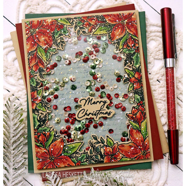 BUY ALL: SEPTEMBER 2024 Winter Blooms Stamp and Die Bundle