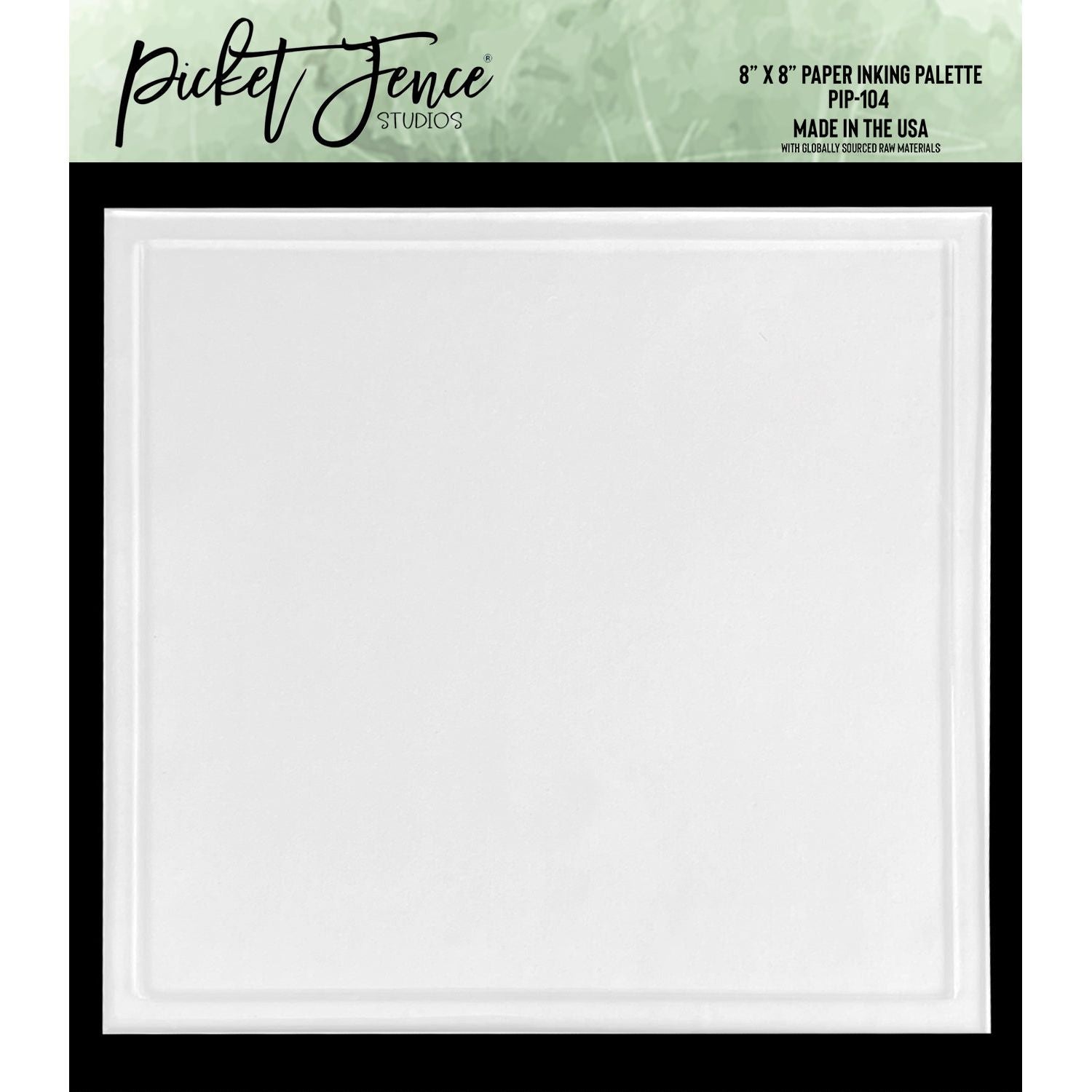 Paper Inking Palette - 8x8