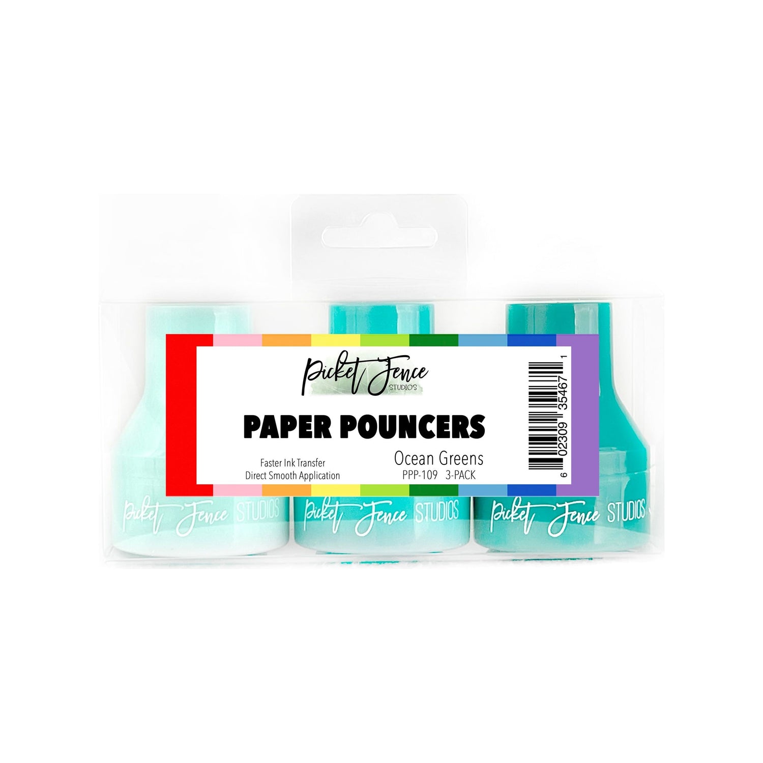 Paper Pouncers - Ocean Greens