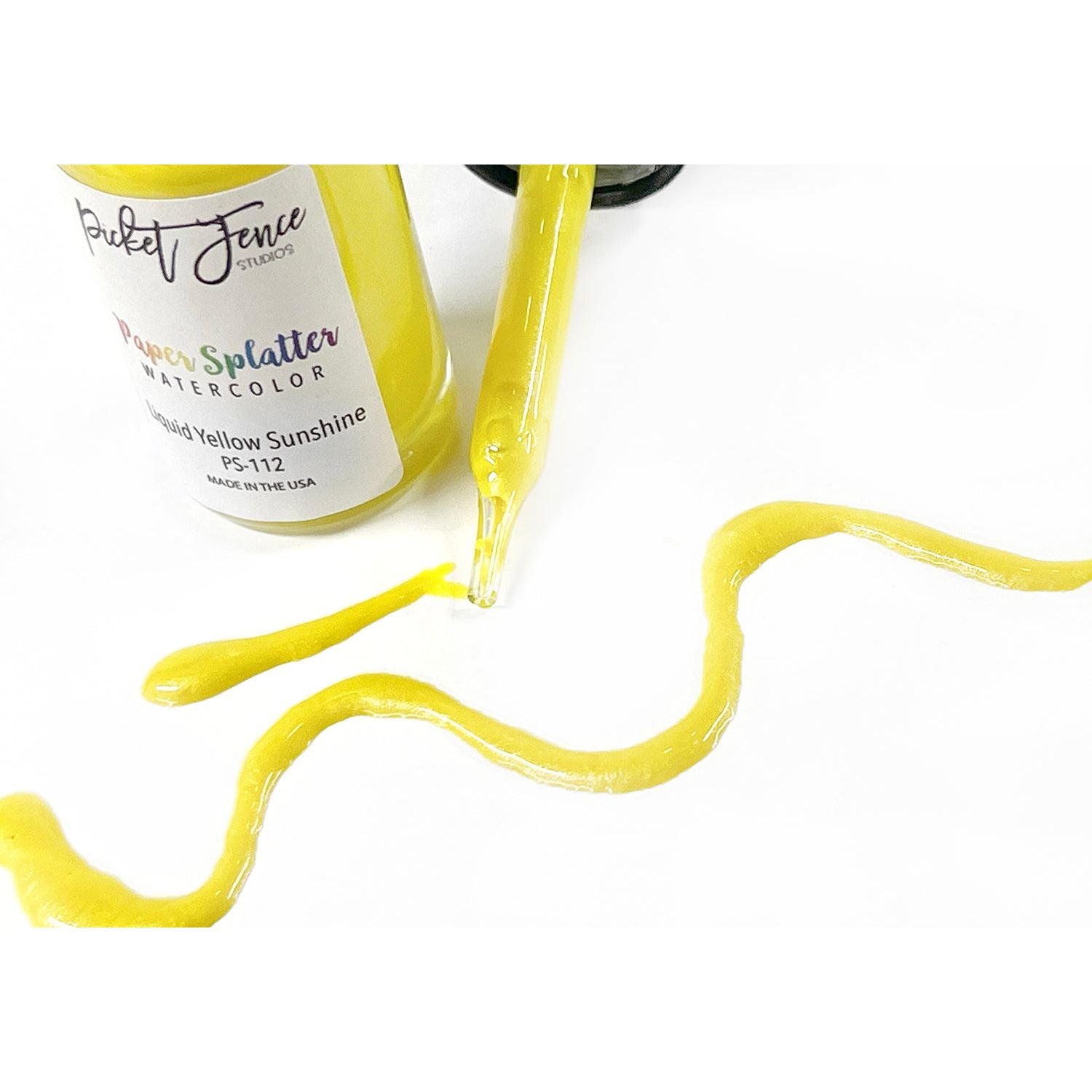 Paper Splatter - Liquid Yellow Sunshine