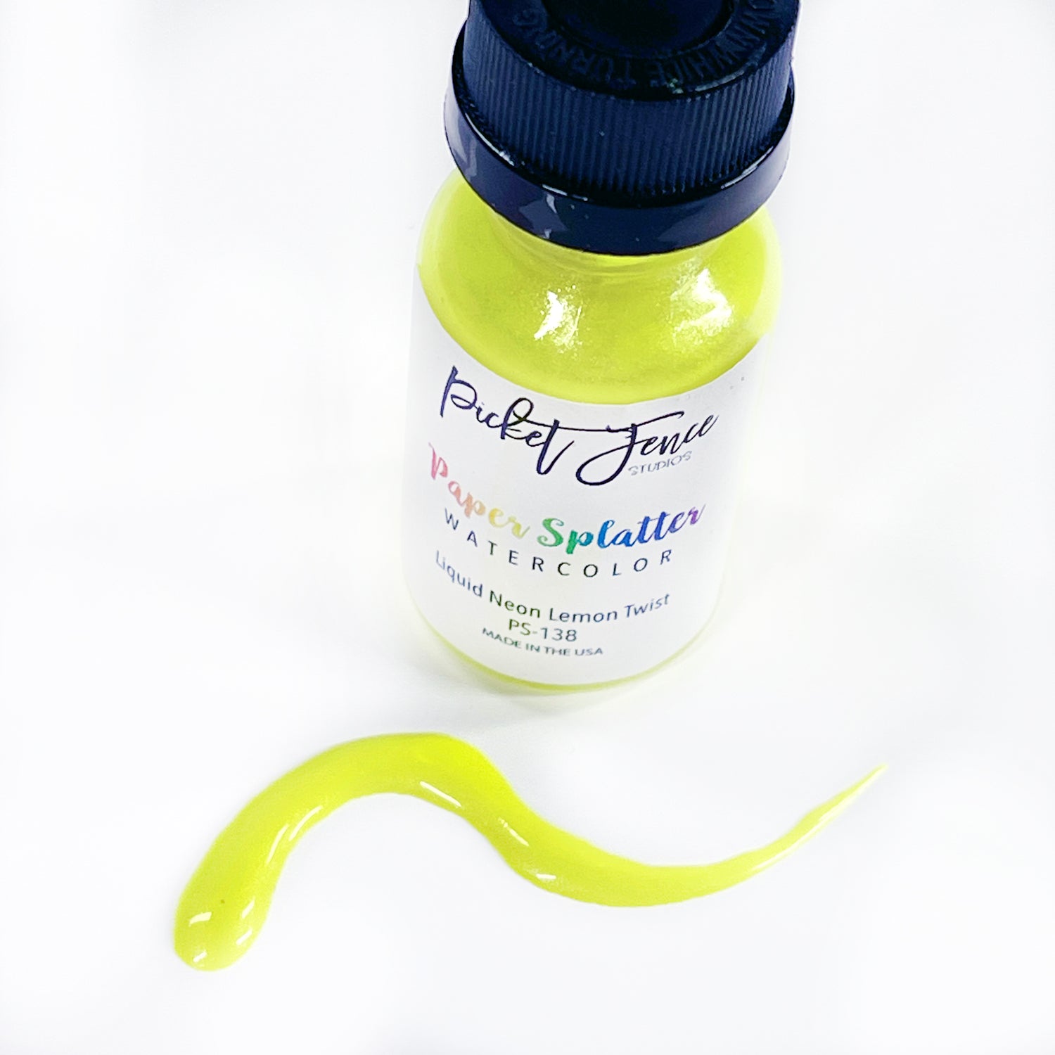 Paper Splatter Liquid - Neon Lemon Twist