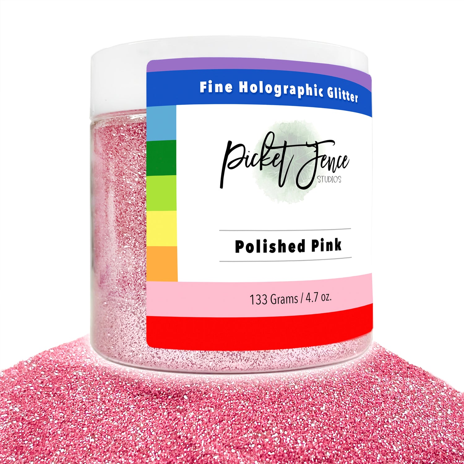 Polished Pink Glitter