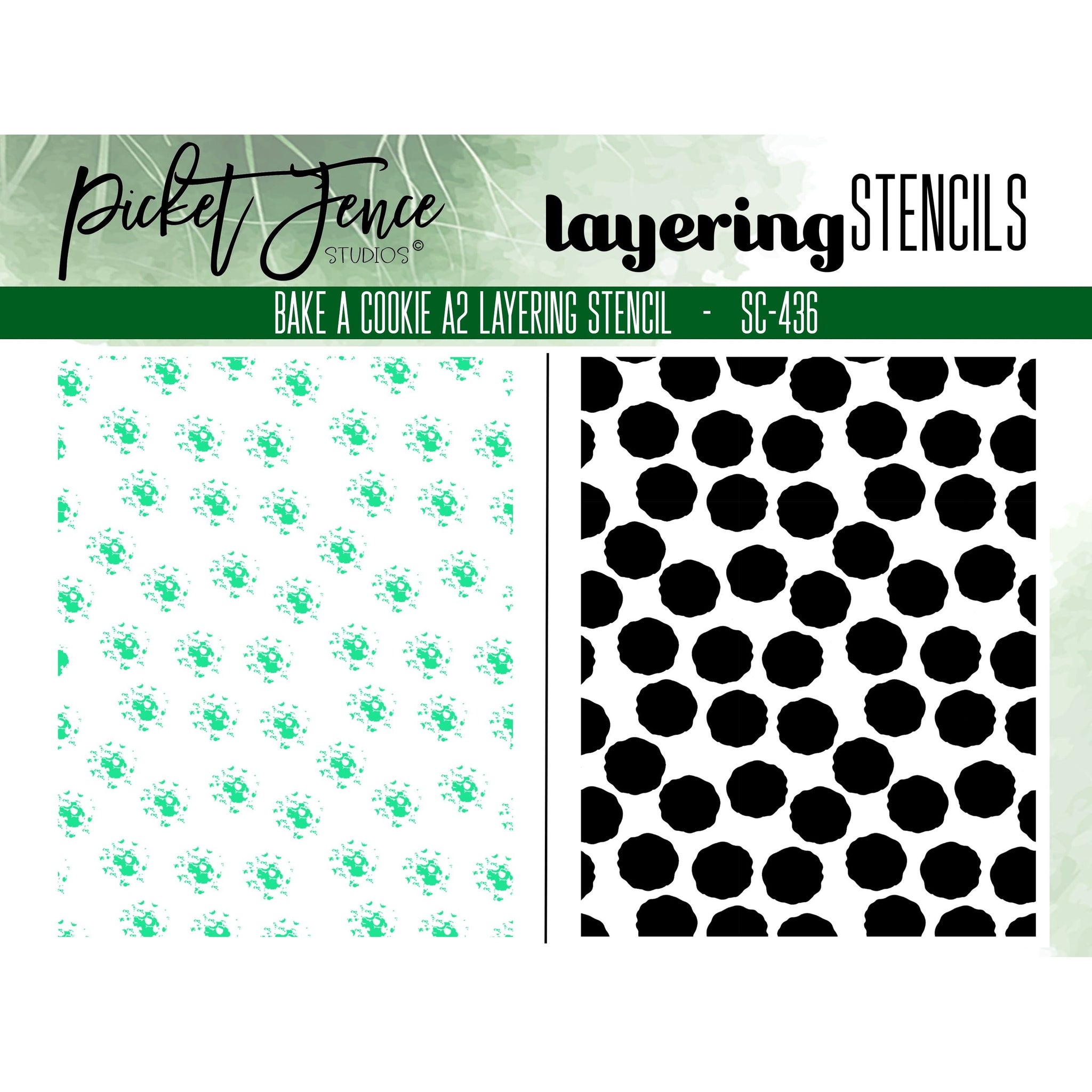Bake a Cookie A2 Layering Stencil Set