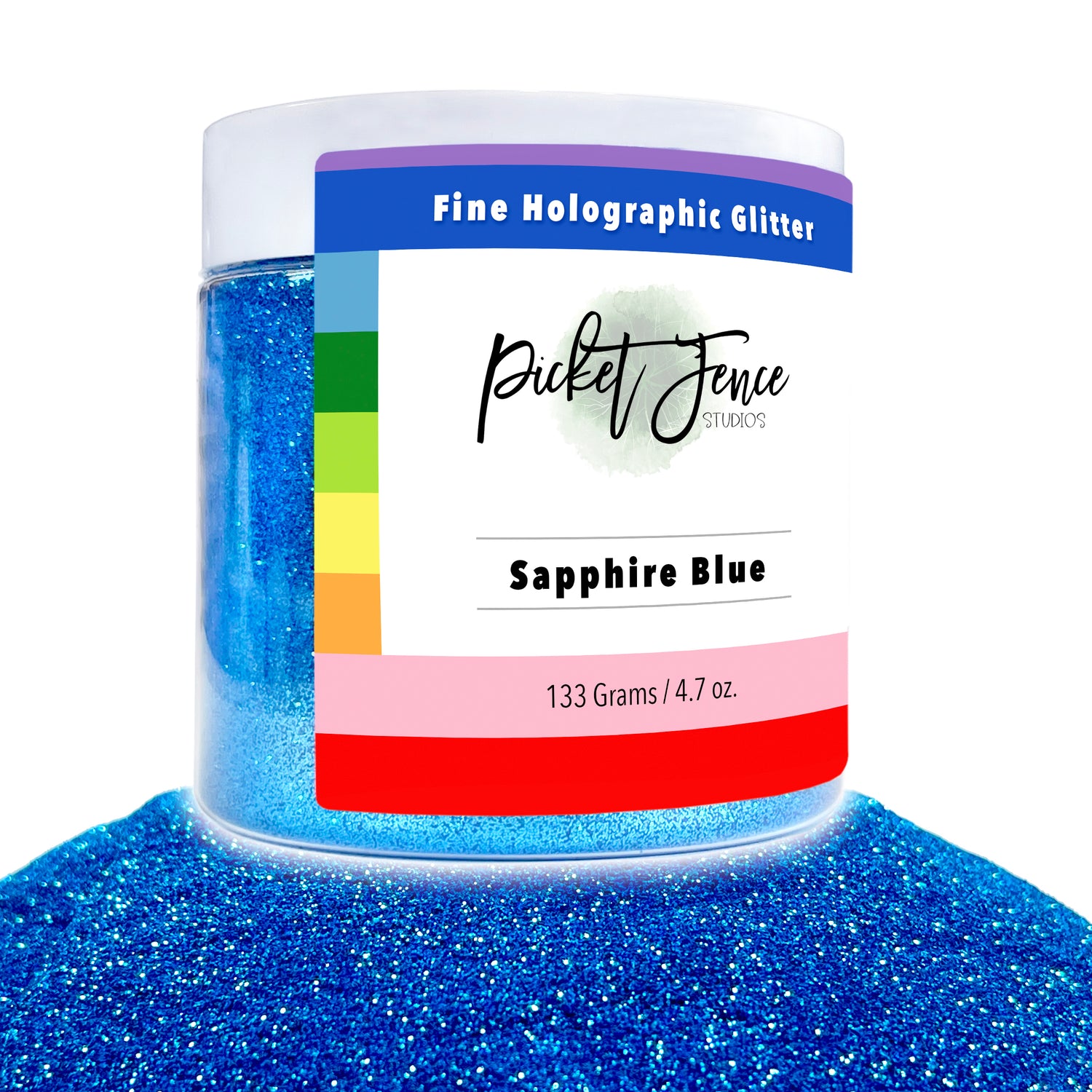 Sapphire Blue Glitter