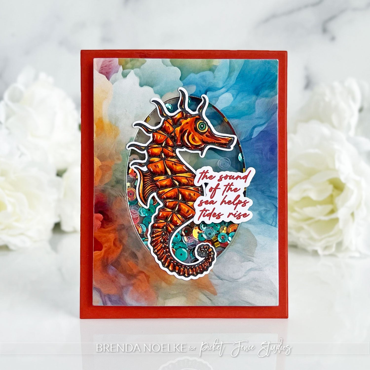 Seahorses of the Sea with Coordinating Die Set