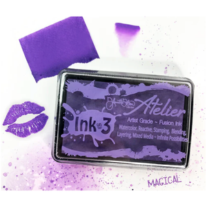 My Jam Purple: Ink on 3 Atelier Fusion Ink Bundle