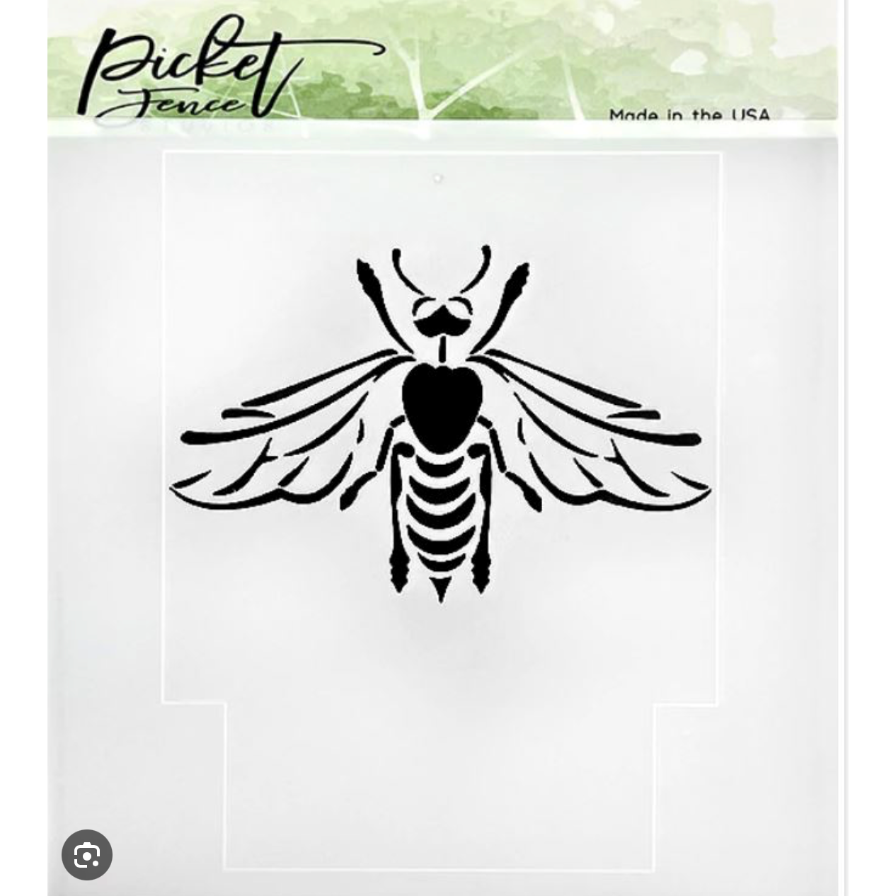 A2 Bee Happy Stencil