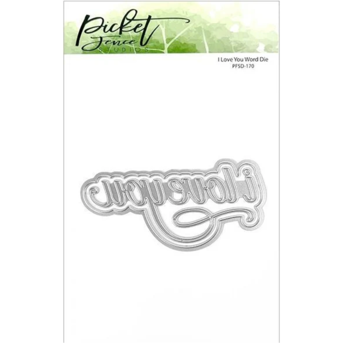 I Love You Word Die Set