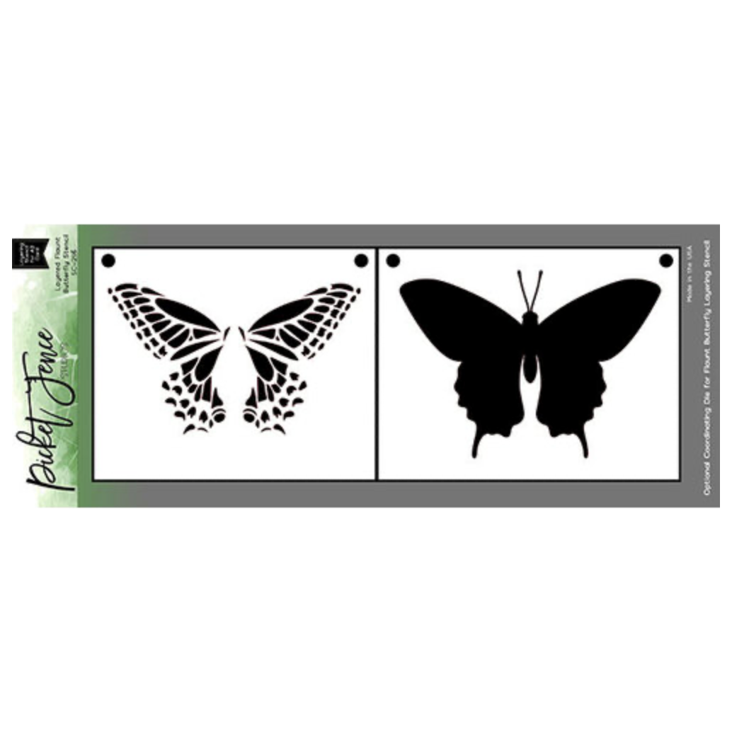Flaunt Butterfly Layering Stencil