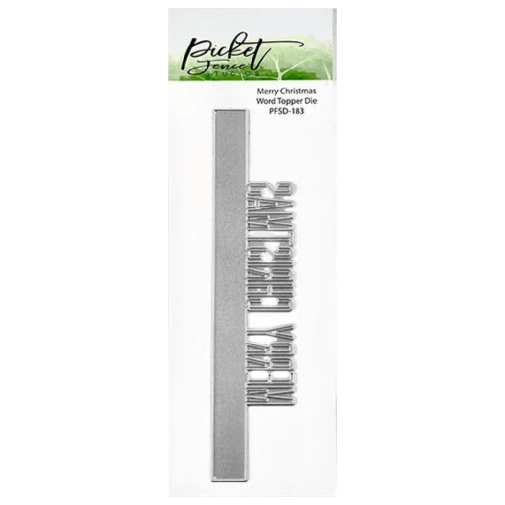 Word Topper Die: Merry Christmas
