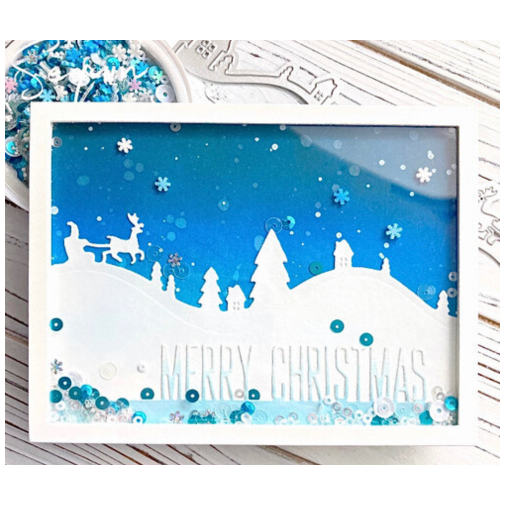 Word Topper Die: Merry Christmas